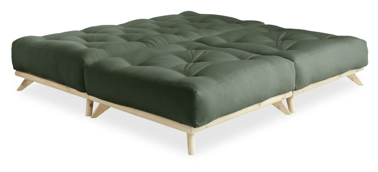 Senza Daybed, Olive Green/Nature