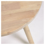 Round Dilcia Children's table - Solid rubber wood, Ø55