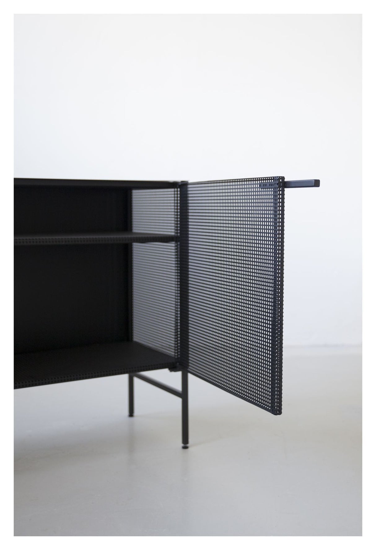 Grid Sideboard, Black Steel