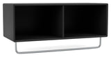 COAT shelf w. clothes rail, 05-Black