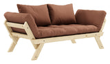 Bebop Sofa bed, Pine/Clay brown