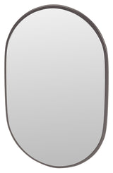 LOOK Oval mirror, 35-Coffee