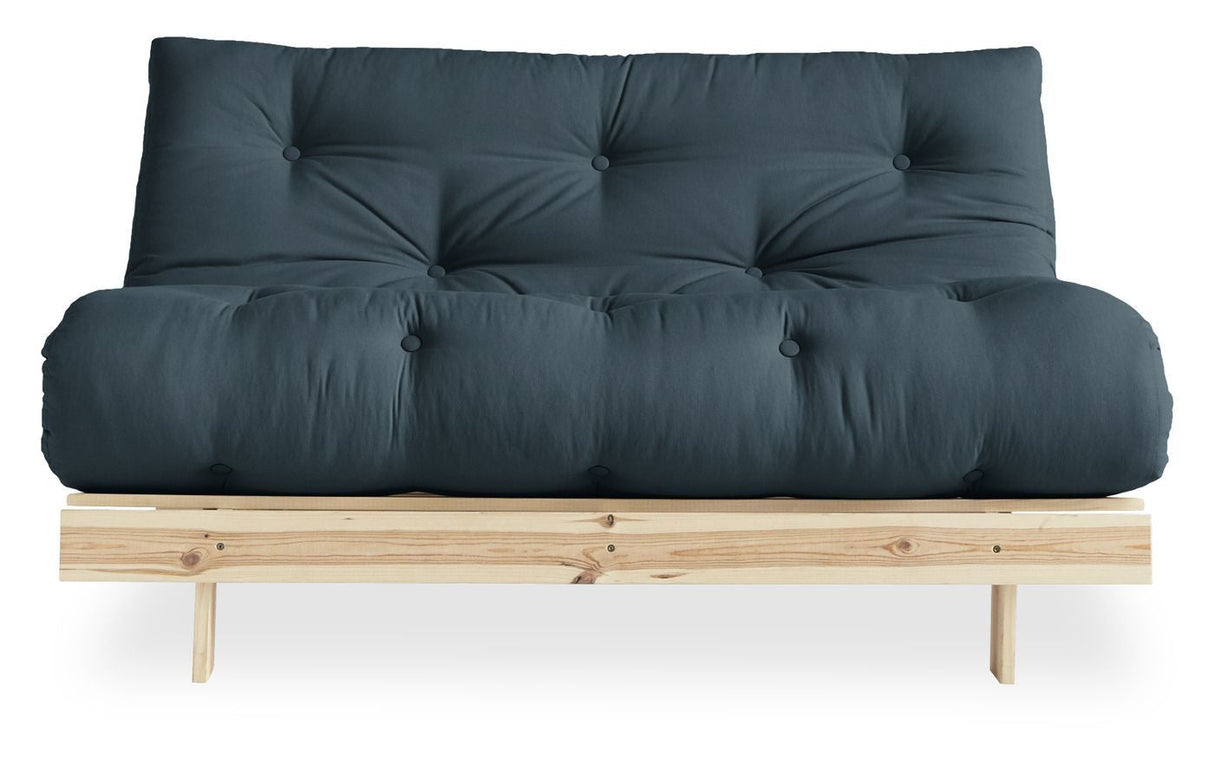 Roots 140 Sofa Bed, Petroleum Blue/Nature