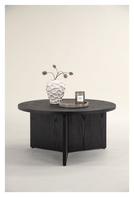 Saltö Coffee table Ø65 - Black