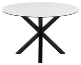 Heaven, dining table Ø119 - white