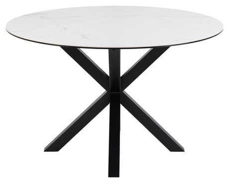 Heaven, dining table Ø119 - white