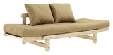 Beat Sofa Bed, Pine/Beige