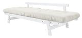 Step Sofa bed, Pine/Off-white