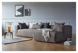 Kornum Sofa with chaise longue right, Taupe