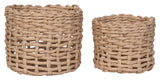 Penela, Basket set of 2, light brown