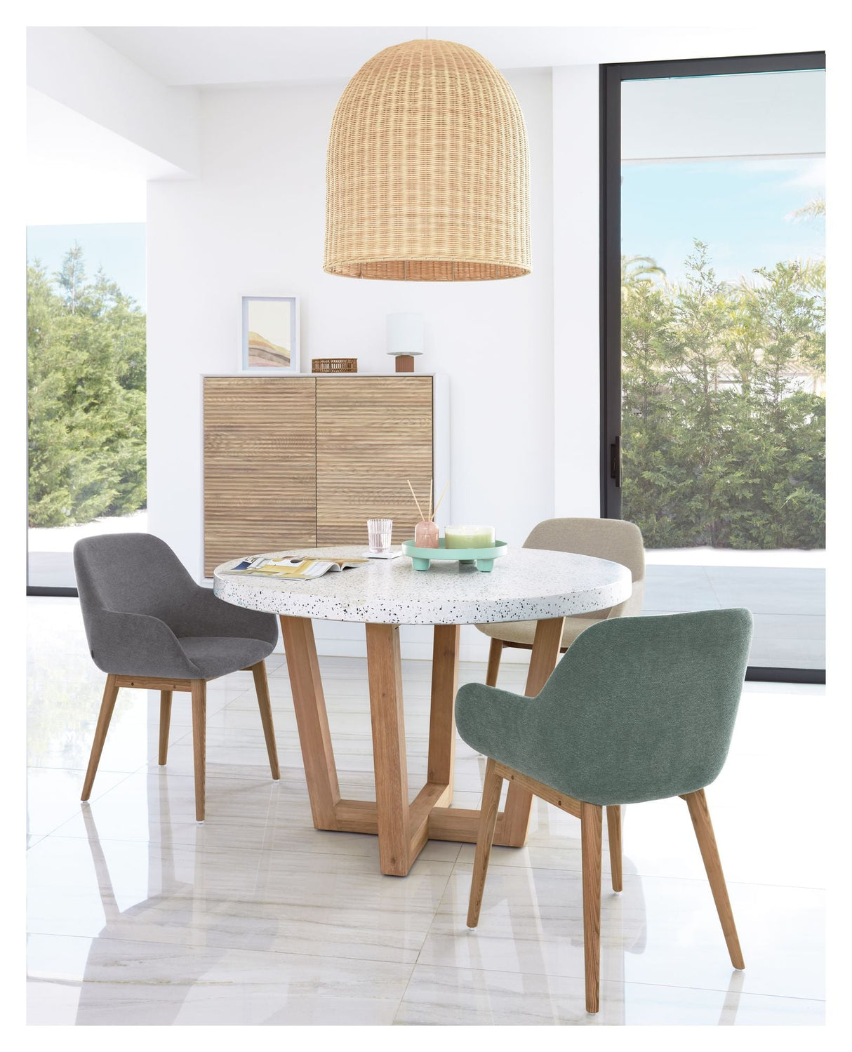 Druciana lampshade in Rattan, Ø60