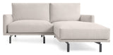 Galene 3-pers. Sofa with right-facing chaise longue, B214, Beige chenille