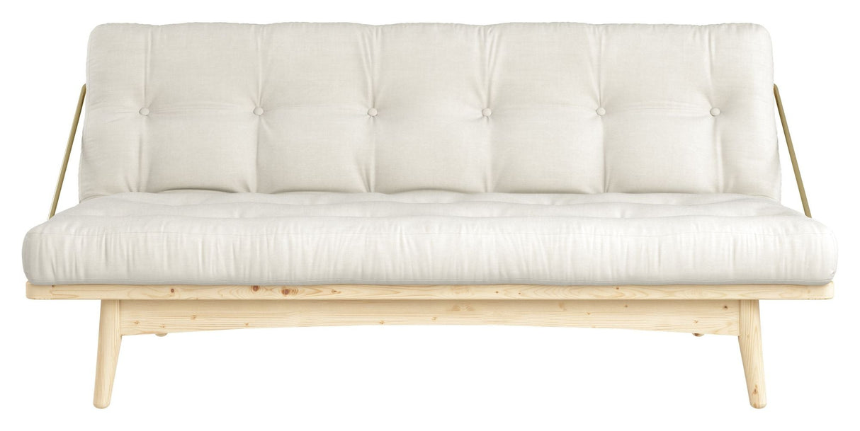 Folk Sofa bed, Pine/Off-white