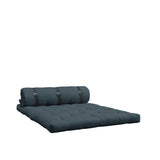 Buckle-Up Futon Sofa, Petroleum Blue