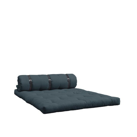 Buckle-Up Futon Sofa, Petroleum Blue