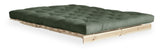 Roots 140 Sofa bed, Olive Green/Nature