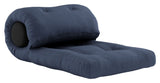 Wrap Futon, Navy Petroleum Blue