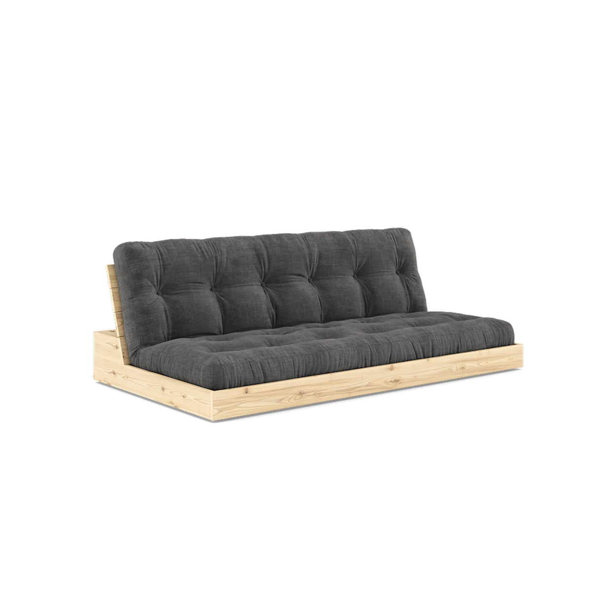 Base Sofa bed, Charcoal/nature