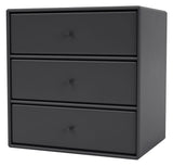 Mini Shelf Module w. 3 drawers, Anthracite