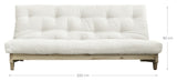 Fresh Sofa bed, Pine/Off-white