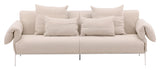 Öckerö 3-seater sofa - White/beige linen