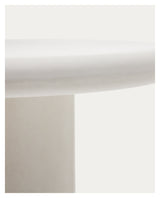 Addaia Round Table White Cement, Ø120 cm