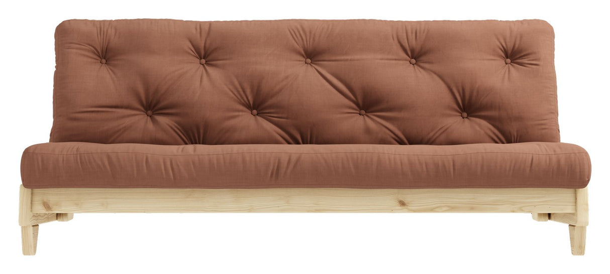 Fresh sofa bed, pine/brown