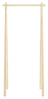 Hongi Clothing rack, Lacquered pine