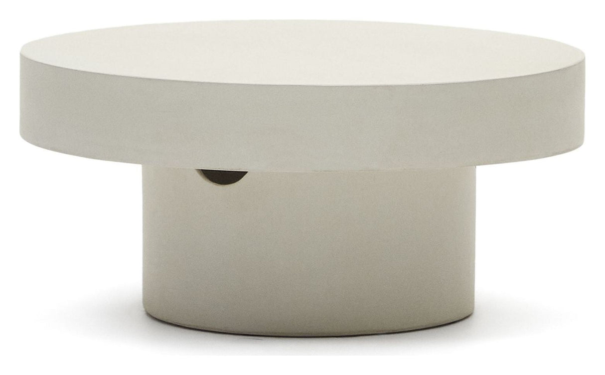 Aiguablava Round Lounge Table White, Ø66