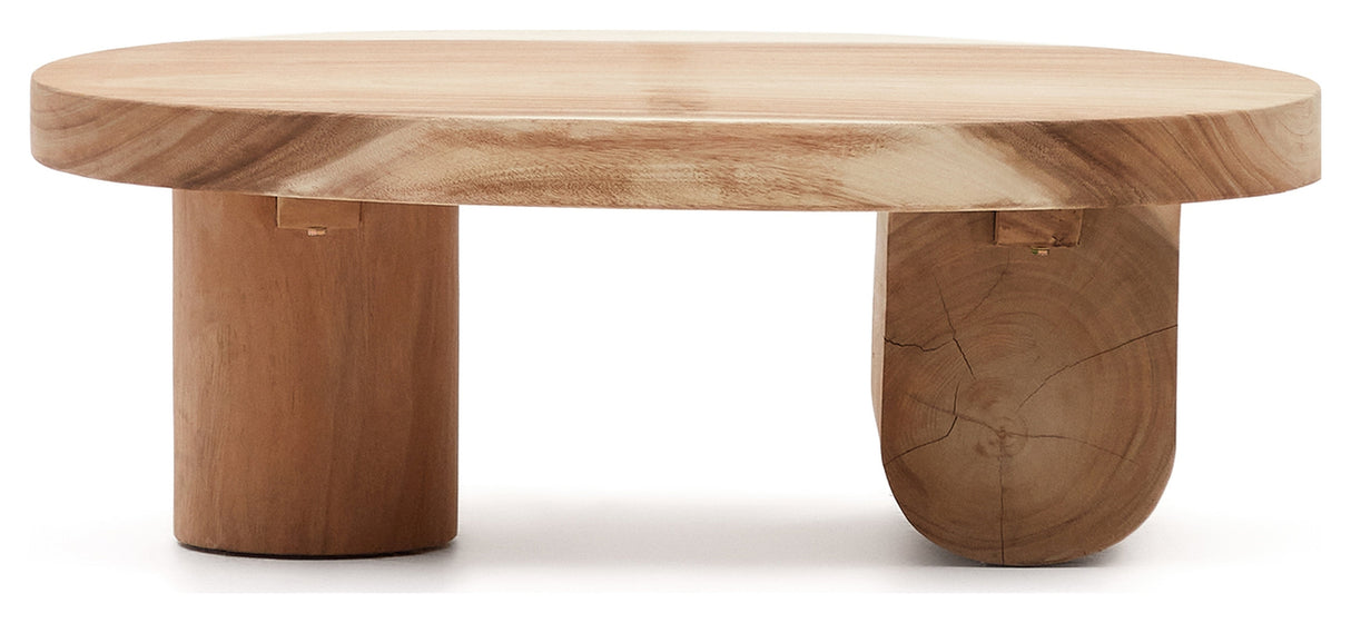 Mosi Coffee table, solid Mungur wood, Ø90x60