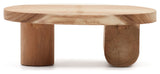 Mosi Coffee table, solid Mungur wood, Ø90x60