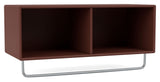 COAT shelf w. clothes rail, 155-Masala