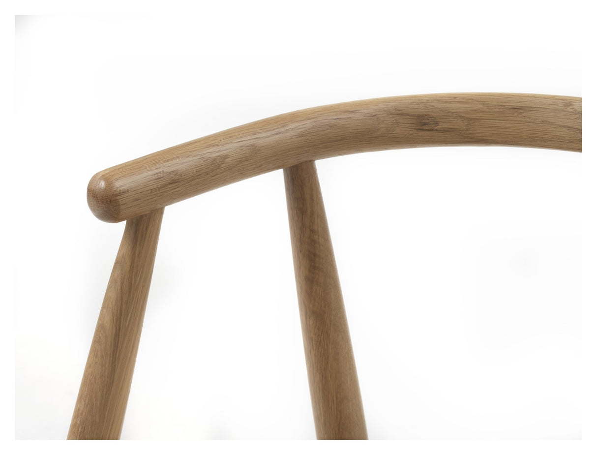 Relate, dining chair w/armrests - nature