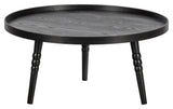 Ponto Side Table, Ø75, Black MDF