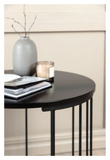 Hobart Coffee Table Ø50 - Black