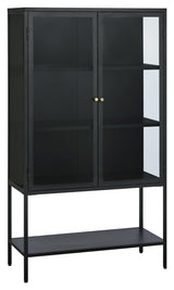 Carmel, display cabinet 160cm - black