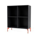 SHOW Bookshelf with rosehip legs, Anthracite