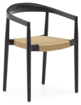 Ydalia, dining chair - nature/black