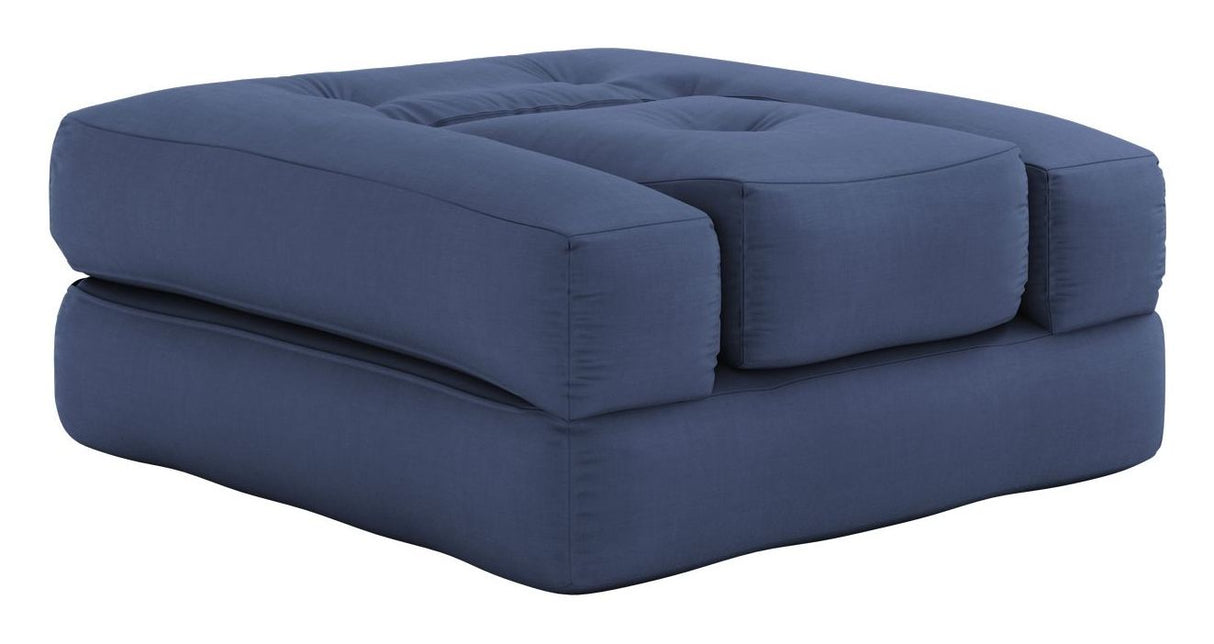 Cube Futon, Navy Petroleum Blue