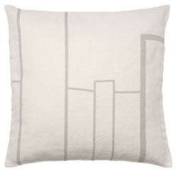 Architecture cushion 60x60, off white/beige melange