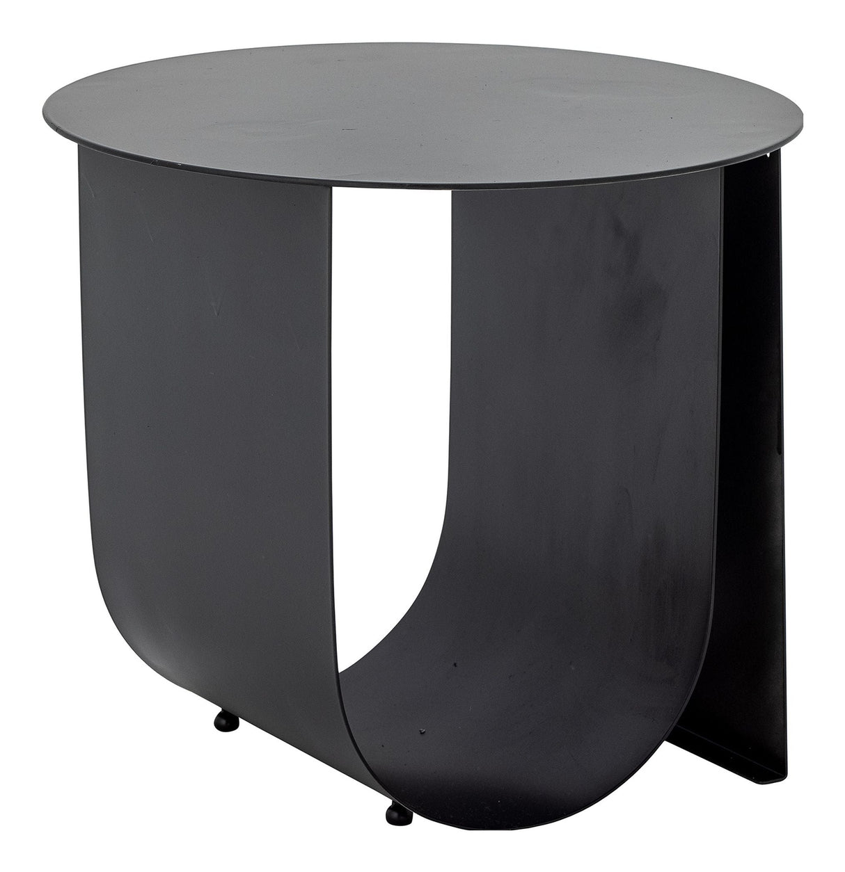 Bloomingville Cher Side Table, Black, Metal, Ø43