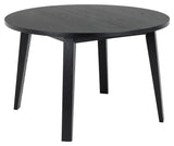 A-Line, dining table Ø120 - black