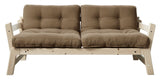 Step Sofa bed, Mocca/Nature