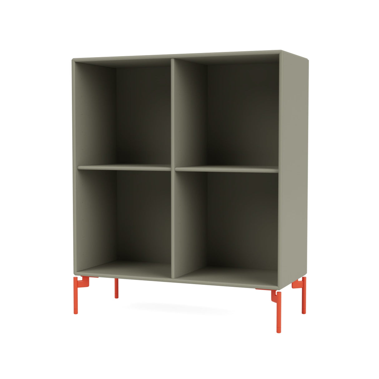 SHOW Bookshelf with rosehip legs, Fennel