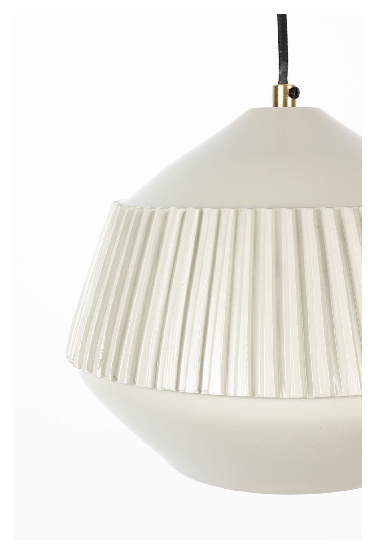 Aysa Pendant luminaire Ø26, Beige aluminum