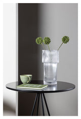 Bistro Bar Table Ø60, Black, MDF with veneer