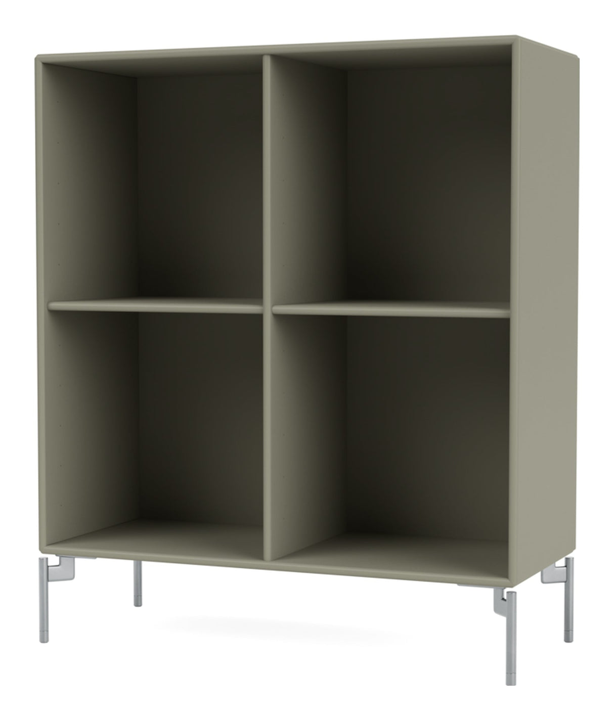 SHOW Bookshelf with silver legs, Fennel