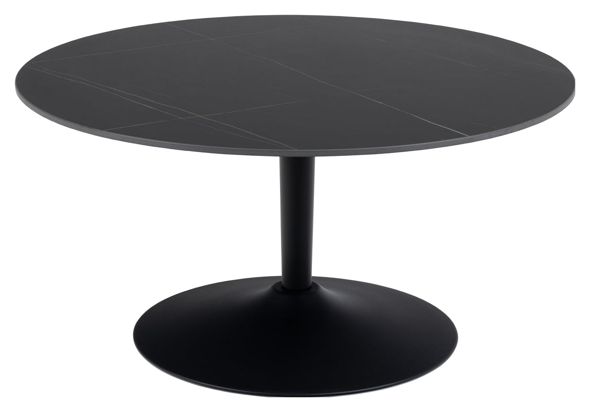 Malta coffee table Ø90 - black