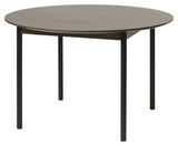 Latina Dining table Ø120, Espresso oak