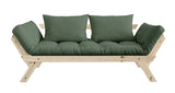 Bebop Sofa bed, Olive Green/Nature